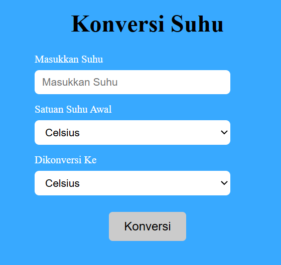 Konversi Suhu Preview